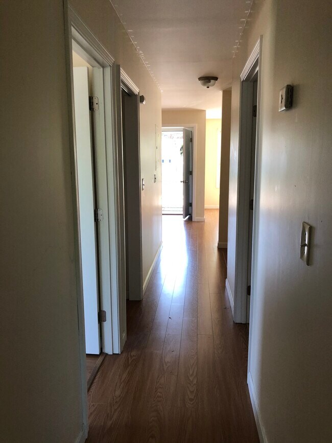 Hall- bright and sunny with hardwoods - 539 Admiral St Apartments