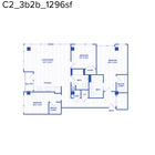 C2 floor plan Watermark at Buzzard Point