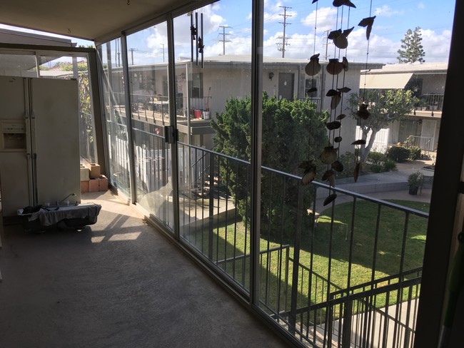 Patio View from Living Room - 2940 W Carson St Unidad 218 Rental