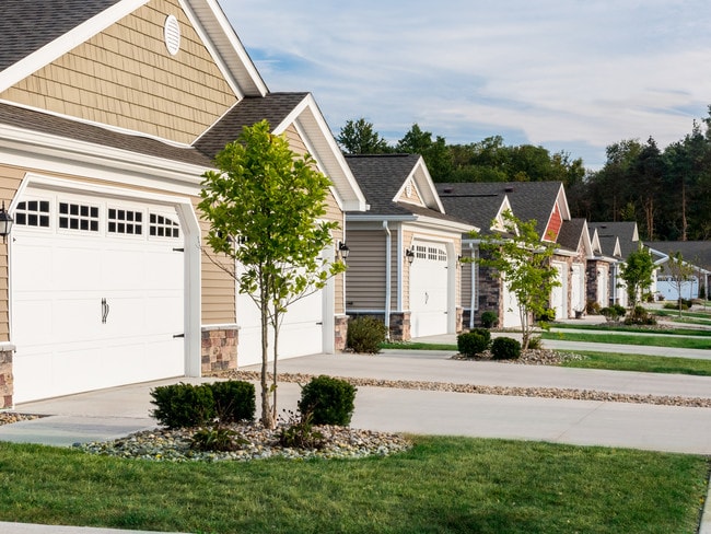 2 Car Attached Garage - Redwood Warsaw