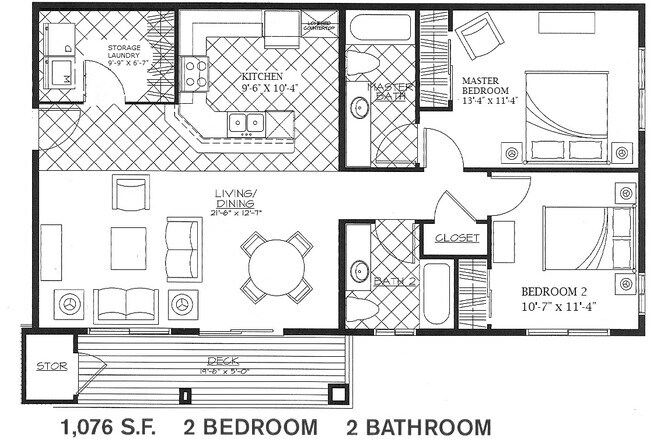 Condo Floor Plan - 612 River View Drive Unidad 808