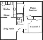 2BR/1BA