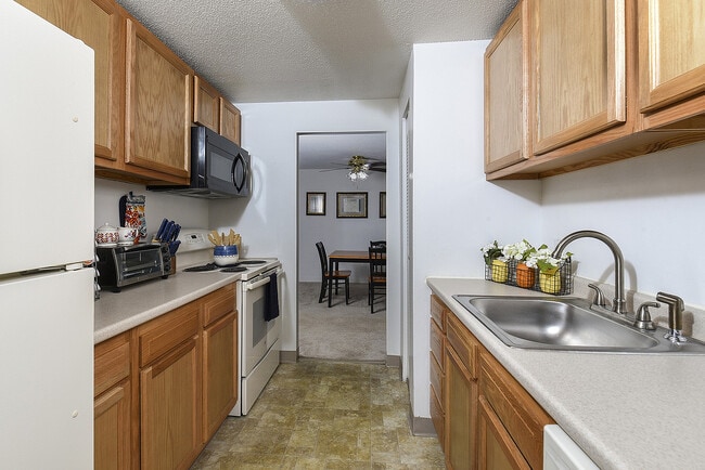 Kitchen Looking into Dining Area