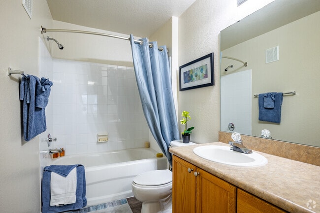 2BR, 2BA - 1,109SF - Second Bathroom - Hawthorne Groves