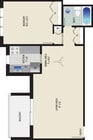 1 BR / 1 BA (Style A1) | 605 sq. ft.