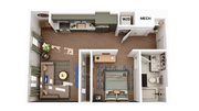 A0 floor plan Broadstone West End