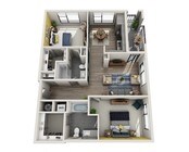 B4 floor plan Anderson Flats