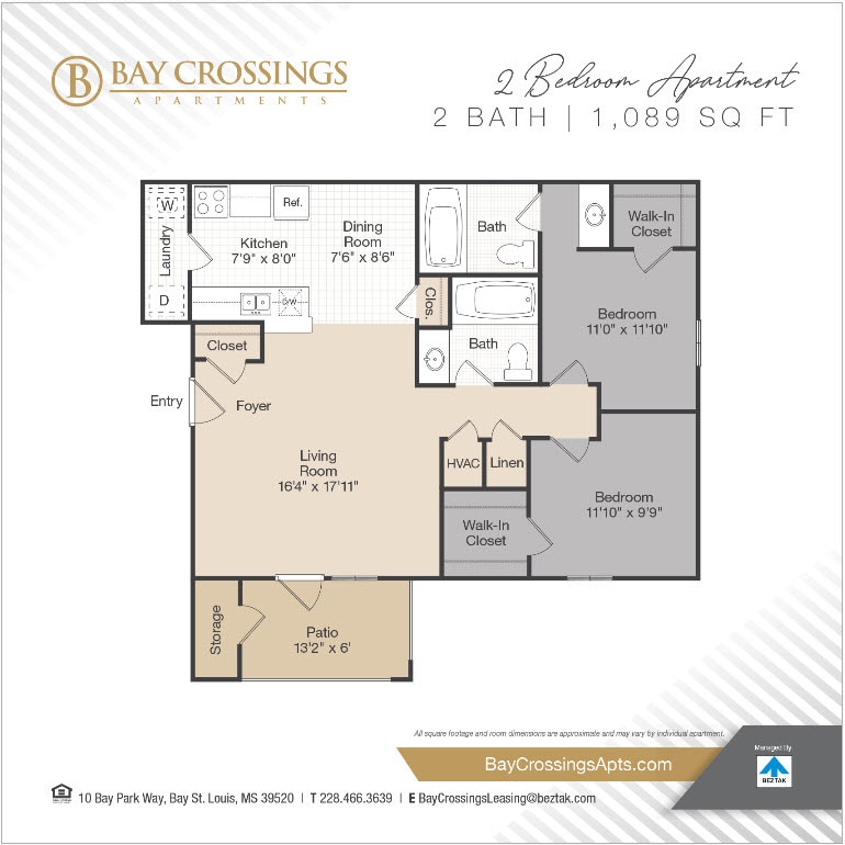 Floor Plan - 2 Bedroom