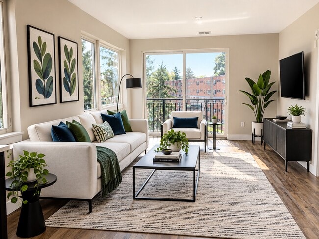 Corner Apartment - Staged