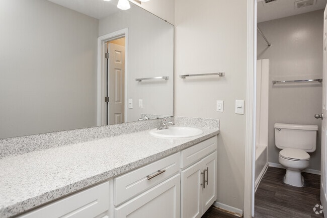 2BR, 2BA - 1,000SF - Primary Bathroom - Milgen Village