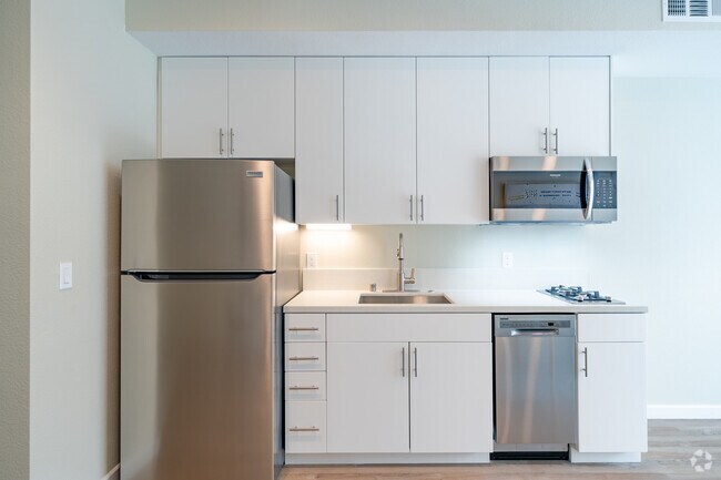 Cocina del estudio - Bella Creek Apartments