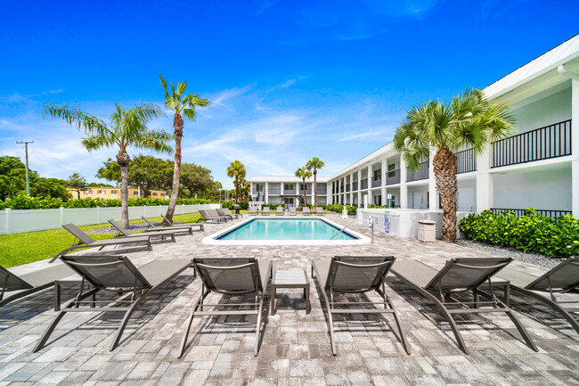 Pool Area - The Yard University Apartments