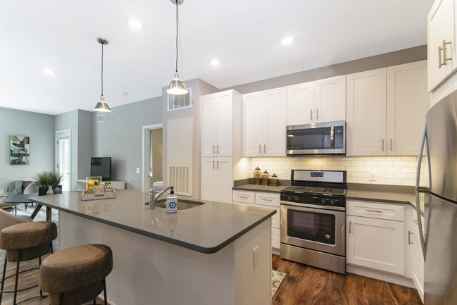 Kitchen at Keva Flats