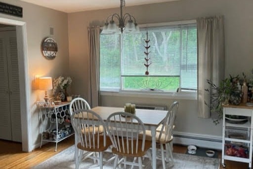 Dining area - Hillside Manor Apartments