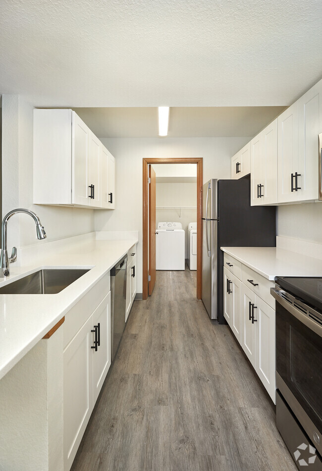 Private Laundry Room off Kitchen - Churchill Place Apartments