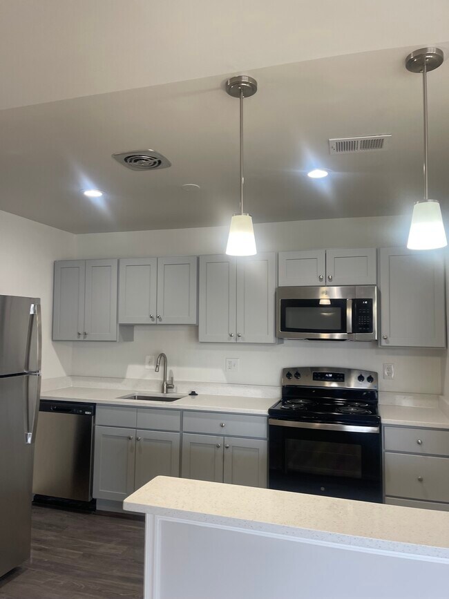 Kitchen - Gray Cabinets