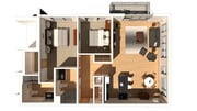 Zen - 2 Bed / 2 Bath - 1,306 SF