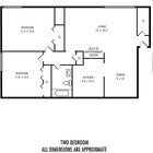 2BR/1BA