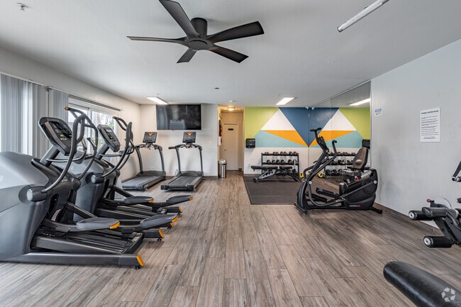 Enjoy a workout at our fitness center