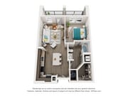 A1_1Bed_1Bath_684 Sq Ft