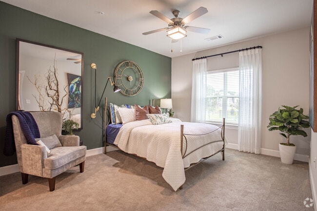 2BR, 2BA - 1,265SF - B3 - 1st Bedroom