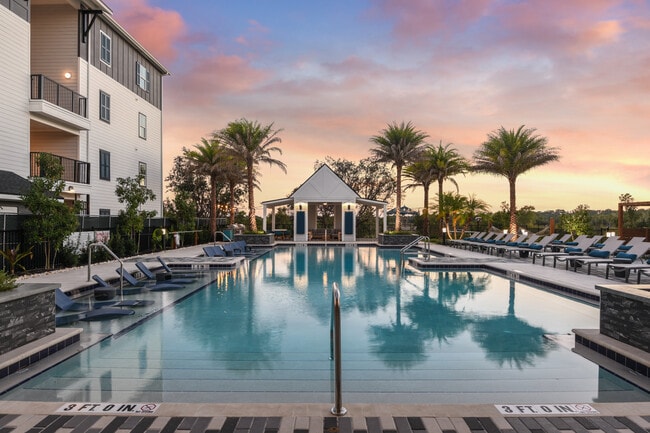 Relax poolside and let the day drift away