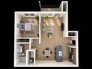 1 Bedroom 1 Bathroom