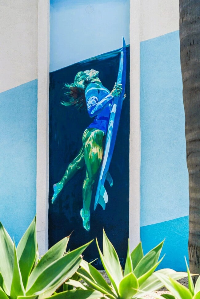 Mural del oleaje