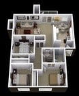 3BR/2BA
