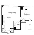Serenity - A17 - 1 Beds - 1 Baths - 743 Sq. ft.