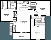 C1 - 1,275 Sq. Ft.