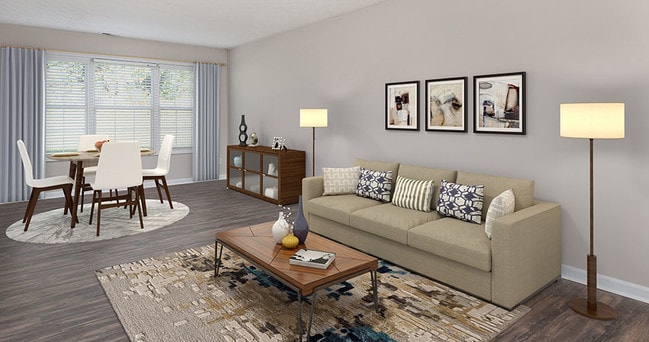 Living Room/ Dining Room - The Pines