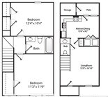 2 Bedroom Townhome