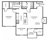 1BR/1BA