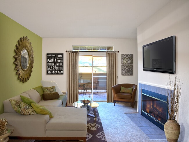 Classic Package I living room with carpet (select homes)