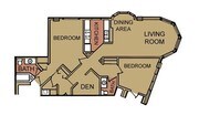2 Bedroom + Den G