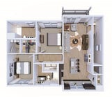 B3 floor plan Aspire at Silverleaf