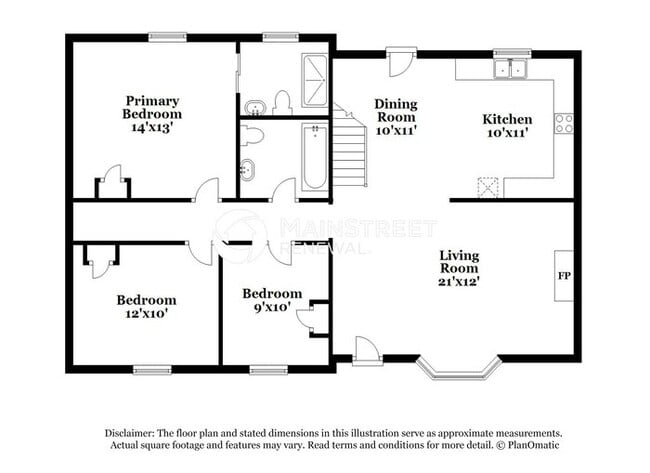 3 Bedroom Pet-Friendly Home in Raymore, MO with Main Street Renewal
