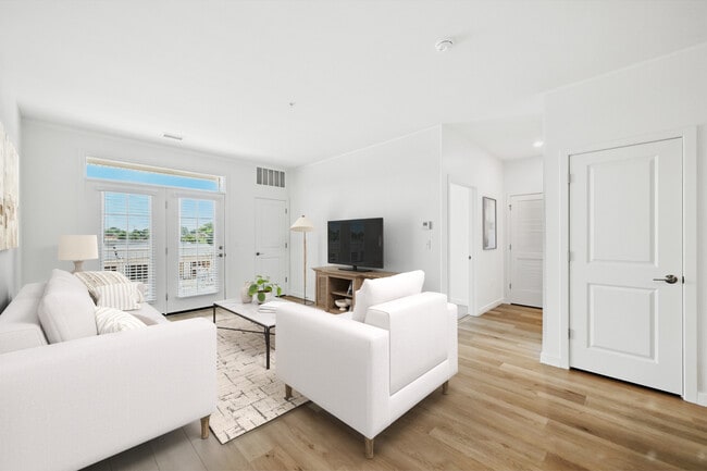 One Bedroom Staged Living Room