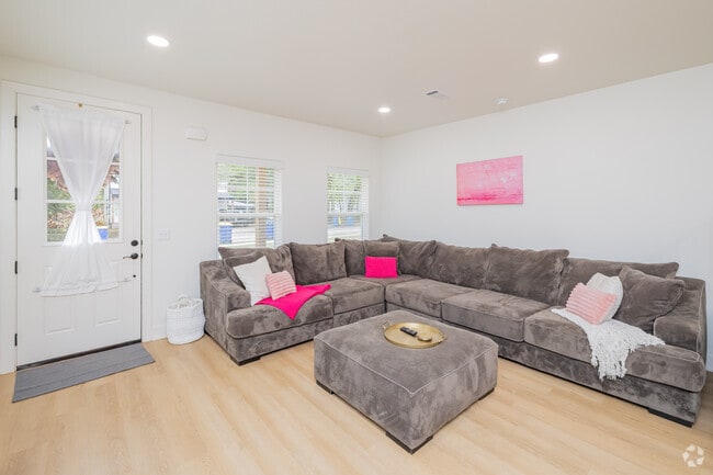 3BR, 3.5BA - 1,482SF - Living Room - The Founders