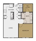 A1a floor plan Broadstone Amarra