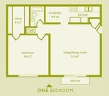 1BR/1BA