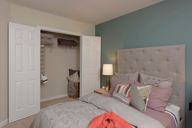Espresso Finish Package townhome walk-in closet