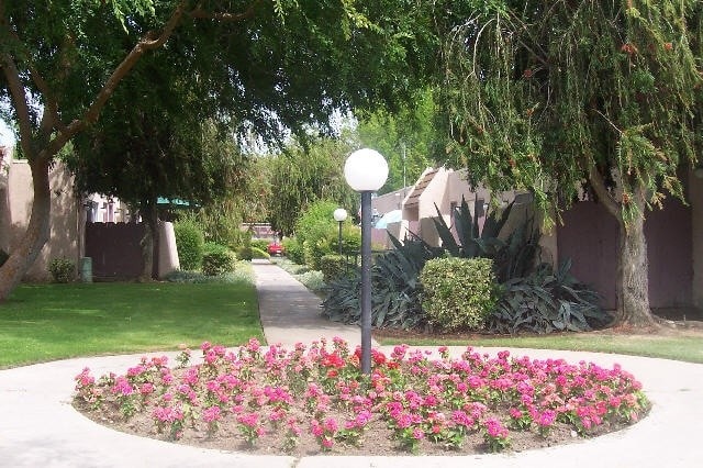 Take a stroll through our beautiful maintained grounds
