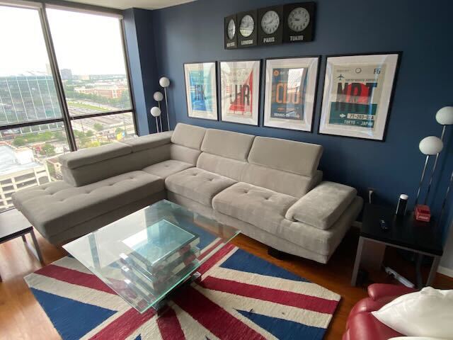 New sofa - 1280 W Peachtree St NW Unit 2707