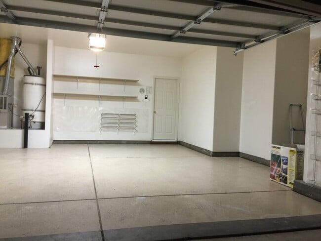 Oversized finished garage