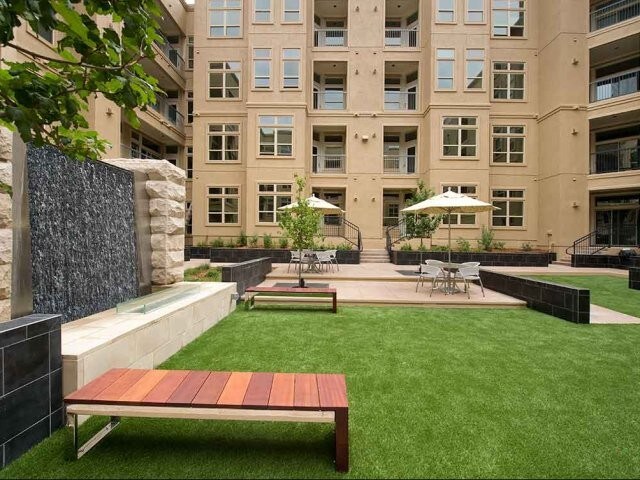 Courtyard lounge