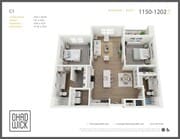 Two Bedroom, Two Bath