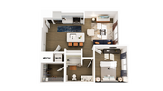 A1.M floor plan Matheson Mill by Broadstone