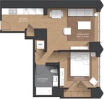 J - 1B floor plan The Girard
